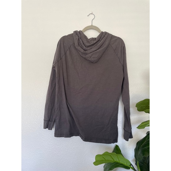 21 Men Forever 21 Men's Grey Hooded Henley Size Large L - Picture 4 of 4
